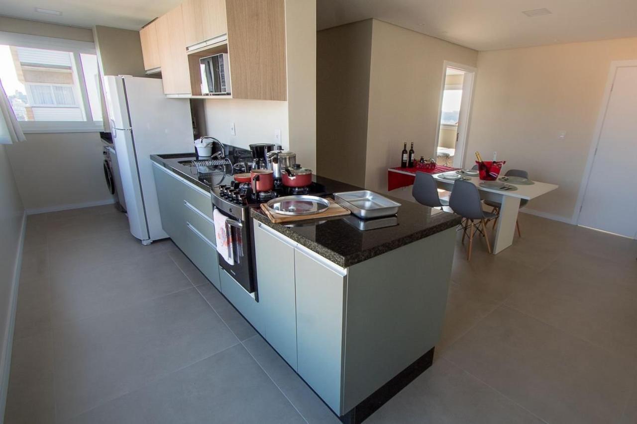 Dallas Apartamentos Na Via Gastronomica-Estacionamento-Amplos E Equipados-Wifi Bento Goncalves Luaran gambar