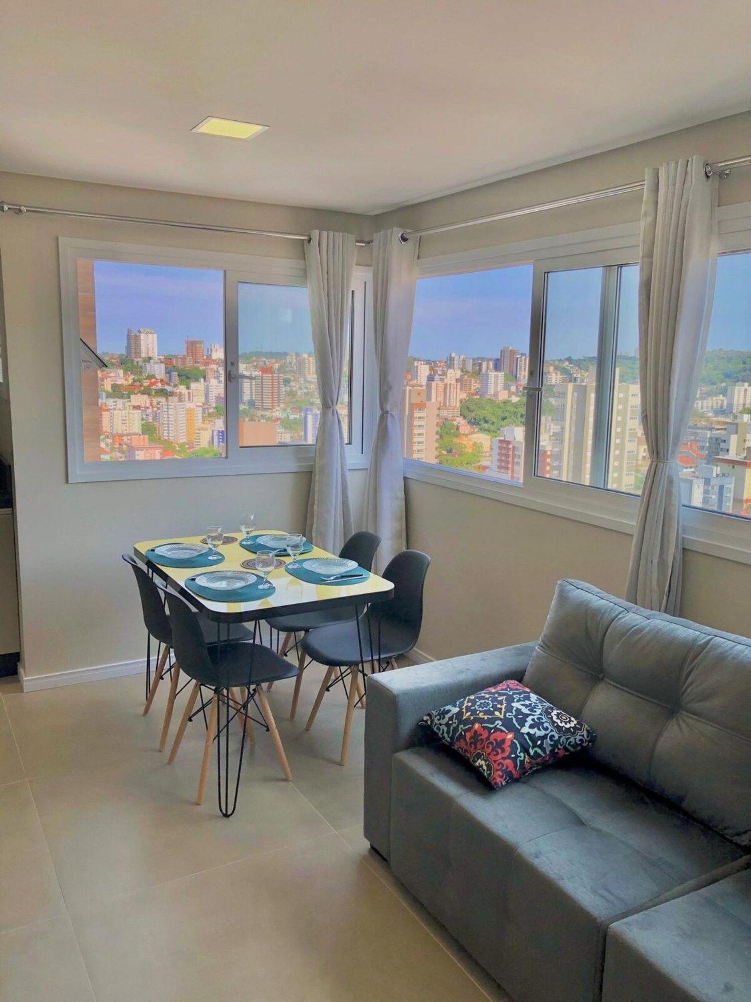 Dallas Apartamentos Na Via Gastronomica-Estacionamento-Amplos E Equipados-Wifi Bento Goncalves Luaran gambar