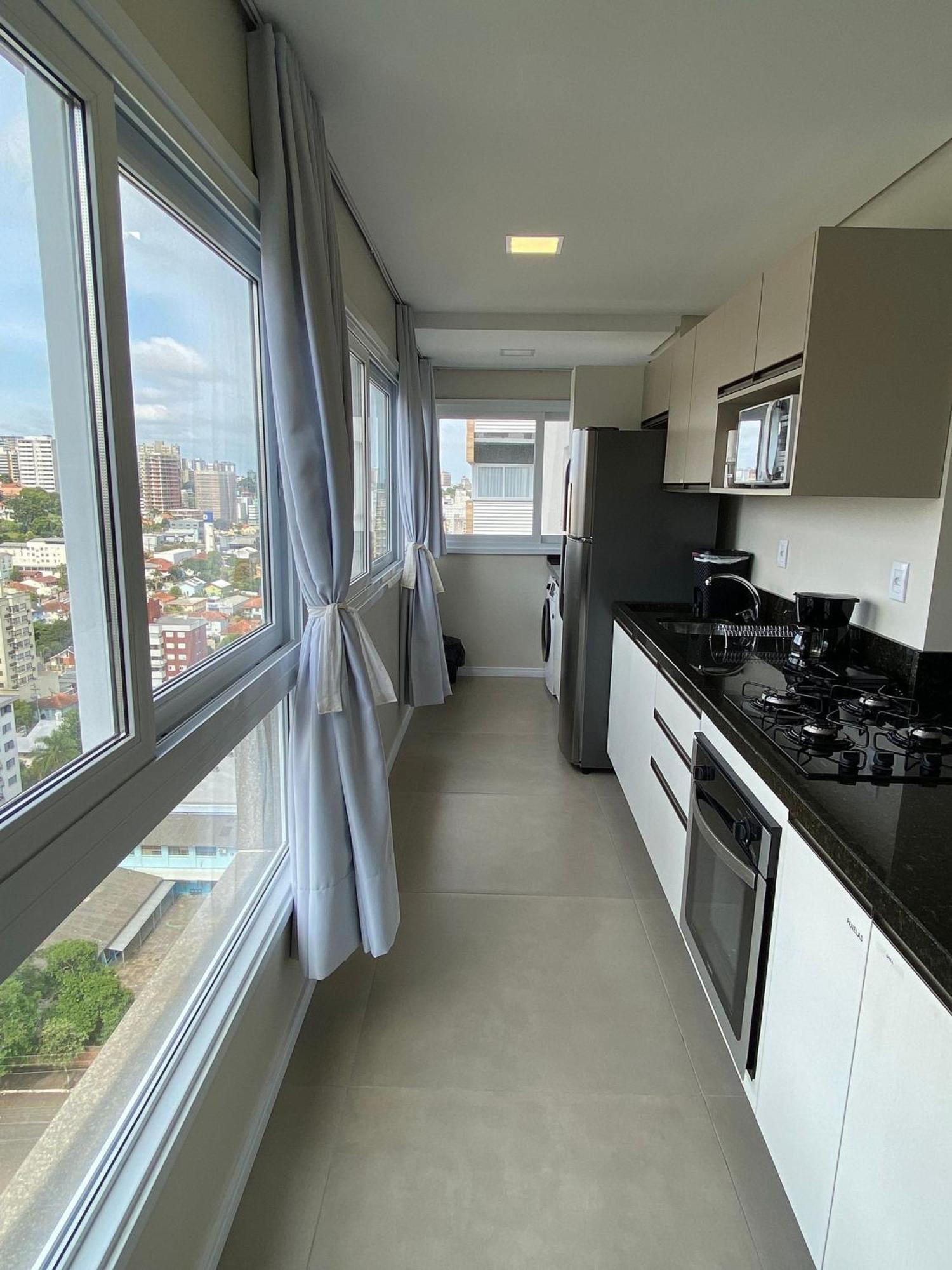 Dallas Apartamentos Na Via Gastronomica-Estacionamento-Amplos E Equipados-Wifi Bento Goncalves Luaran gambar