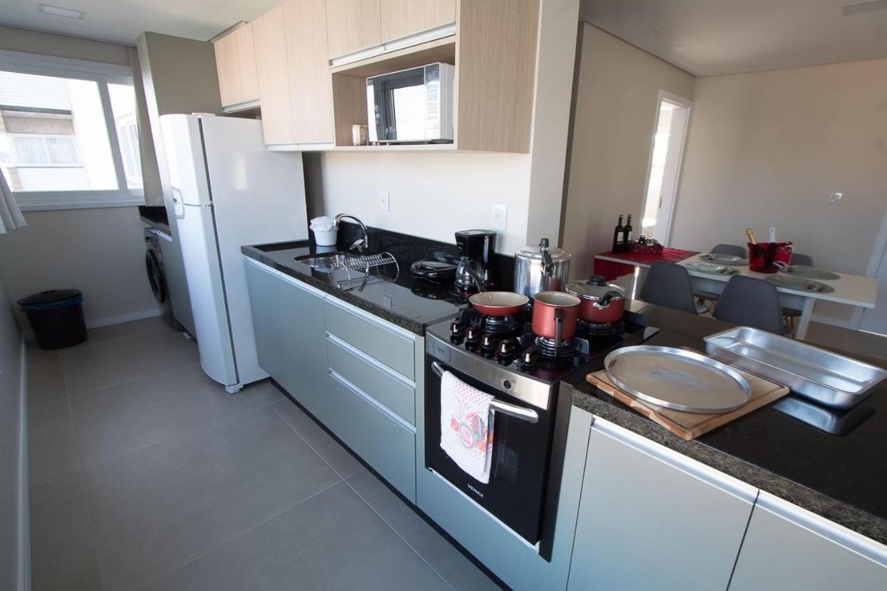 Dallas Apartamentos Na Via Gastronomica-Estacionamento-Amplos E Equipados-Wifi Bento Goncalves Luaran gambar