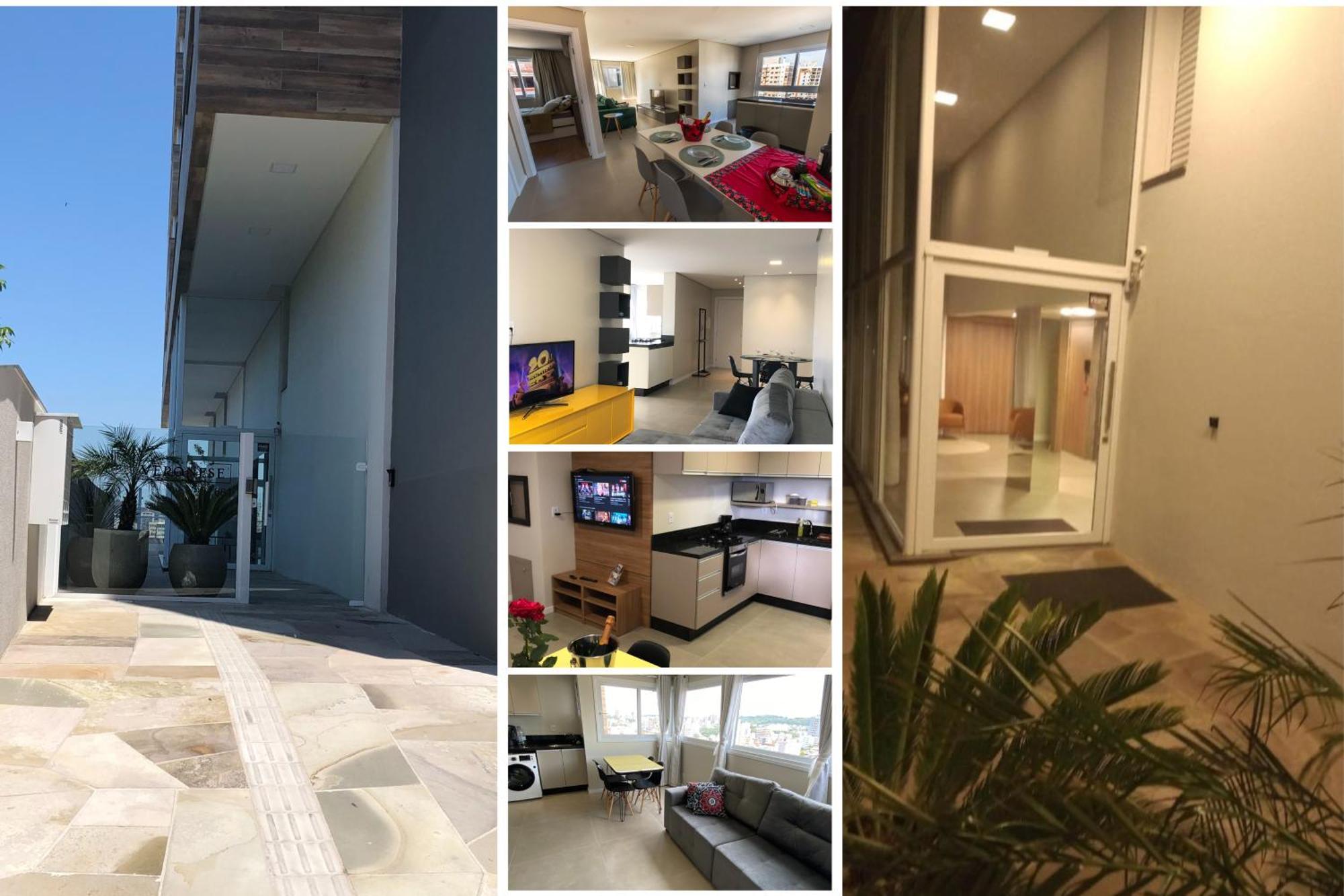 Dallas Apartamentos Na Via Gastronomica-Estacionamento-Amplos E Equipados-Wifi Bento Goncalves Luaran gambar